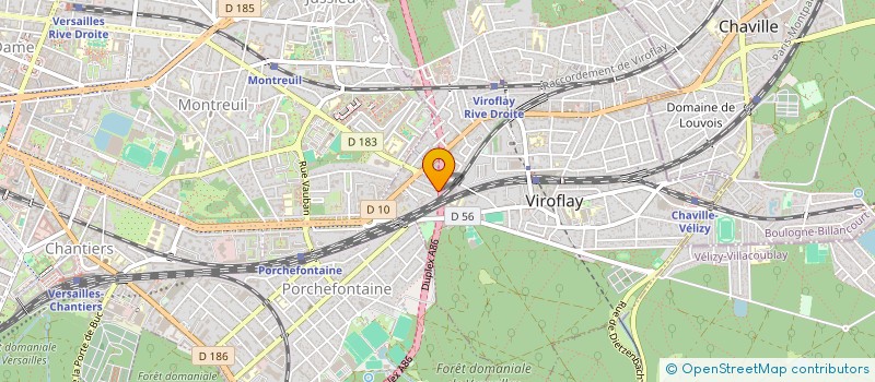 localisation de l'entreprise SCI M T F J  VIROFLAY