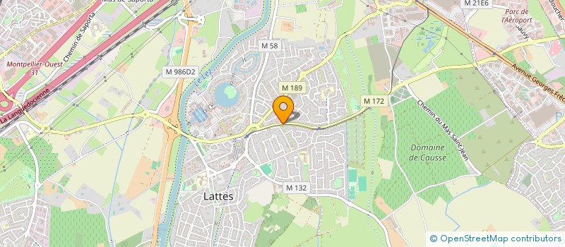 localisation de l'entreprise SCI M.T.I à LATTES