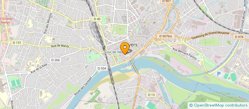 localisation de l'entreprise SCI M.T. IMMO à NEVERS