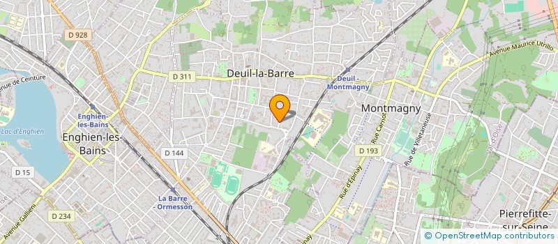 localisation de l'entreprise SCI M.T.N  DEUIL-LA-BARRE