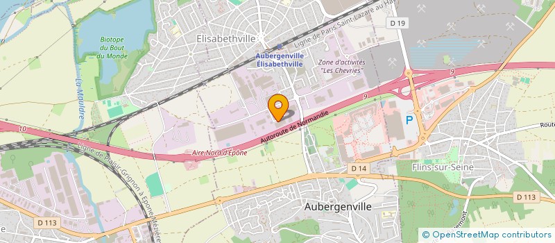 localisation de l'entreprise SCI M.U.R.  AUBERGENVILLE