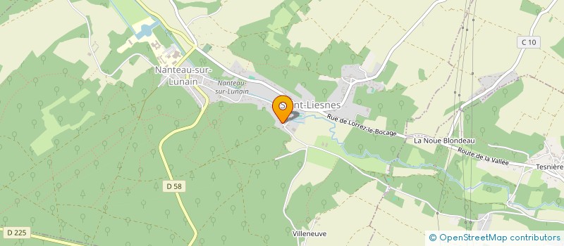 localisation de l'entreprise SCI M V  NANTEAU-SUR-LUNAIN