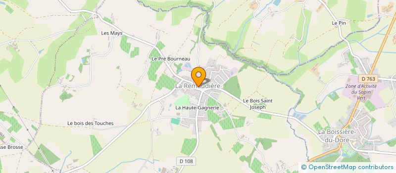 localisation de l'entreprise SCI M.V.  LA REMAUDIERE