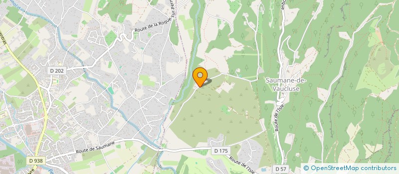 localisation de l'entreprise SCI M.V  SAUMANE-DE-VAUCLUSE