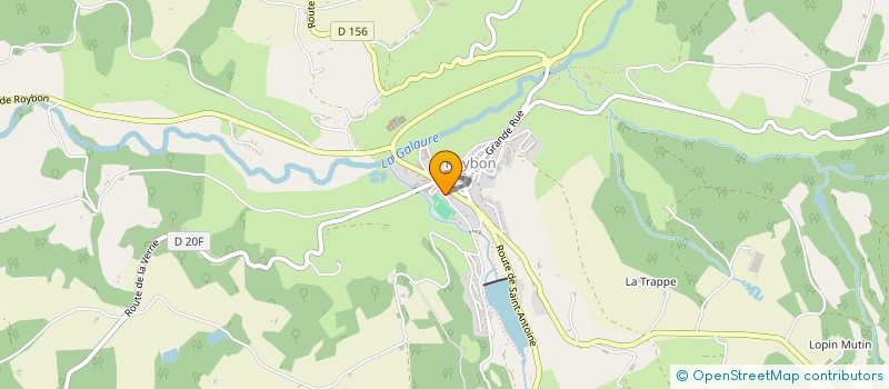 localisation de l'entreprise SCI M-V  ROYBON