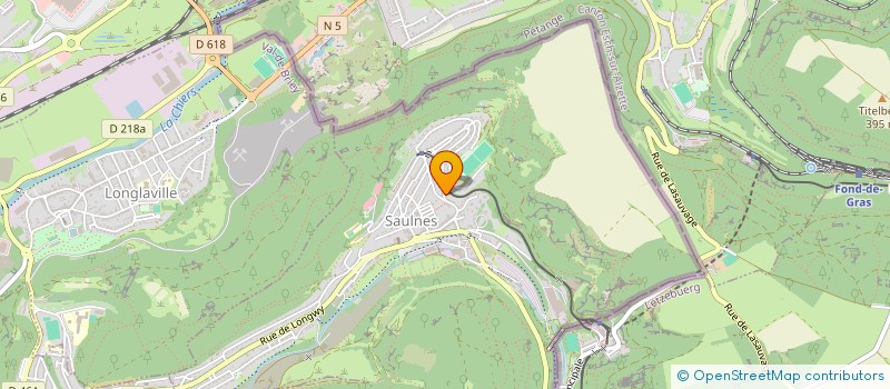 localisation de l'entreprise SCI M.V.F.P.  SAULNES