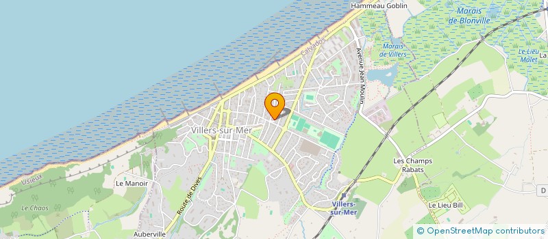 localisation de l'entreprise SCI M.V.I.  VILLERS-SUR-MER