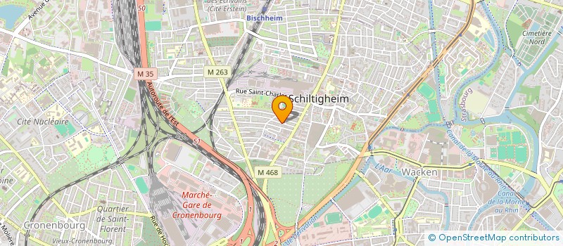 localisation de l'entreprise SCI M&V IMMO  SCHILTIGHEIM