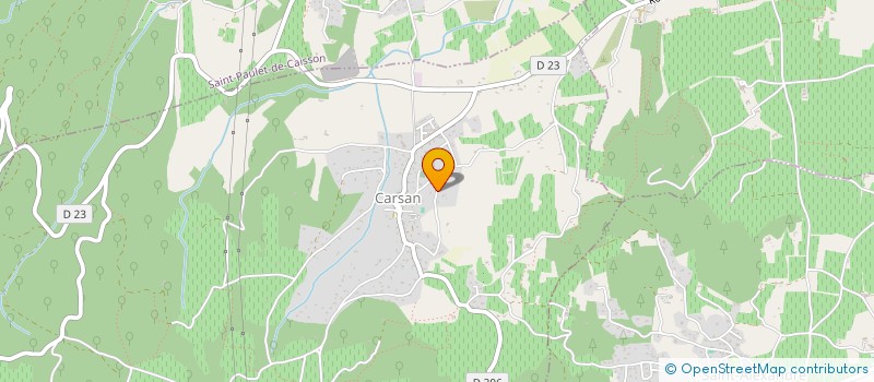 localisation de l'entreprise SCI M.V.T.E.  CARSAN