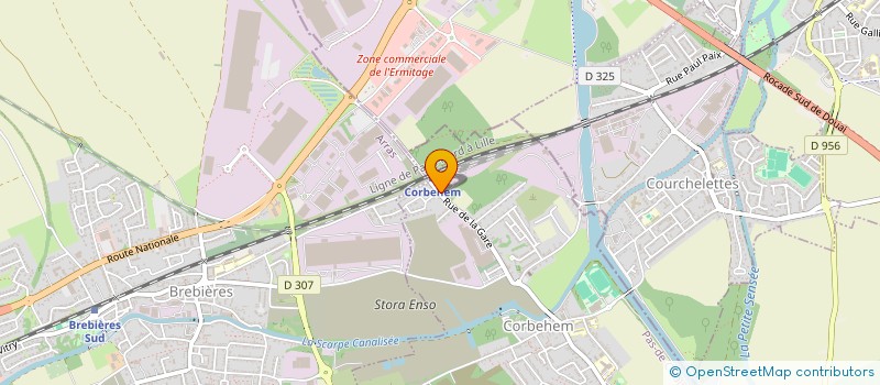 localisation de l'entreprise SCI M-VILLERS  CORBEHEM