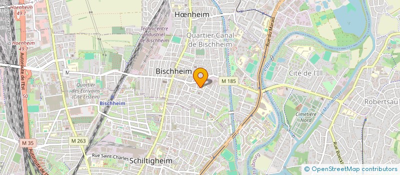 localisation de l'entreprise SCI M.W.  BISCHHEIM