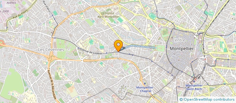 localisation de l'entreprise SCI M.Y à MONTPELLIER