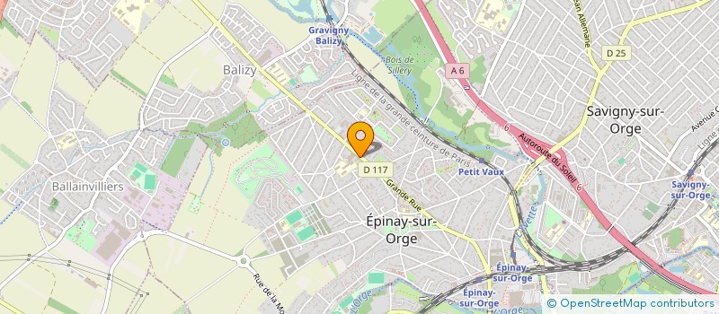 localisation de l'entreprise SCI M.Y.N.X.  EPINAY-SUR-ORGE