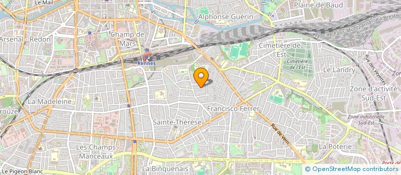 localisation de l'entreprise SCI M Y S  RENNES