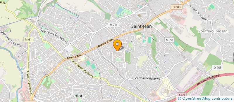 localisation de l'entreprise SCI M.Y.S à SAINT-JEAN