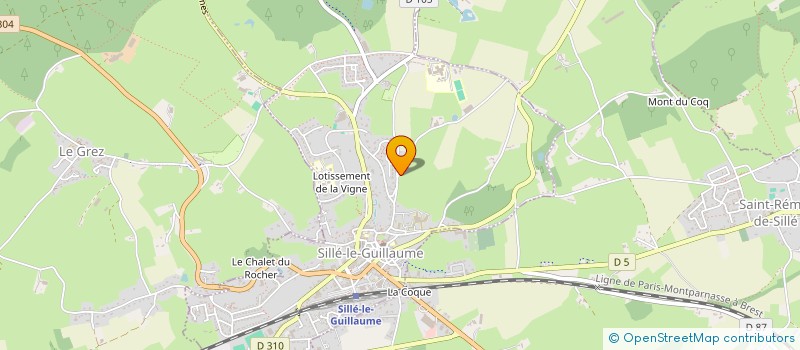 localisation de l'entreprise SCI M.Y.S  SILLE-LE-GUILLAUME