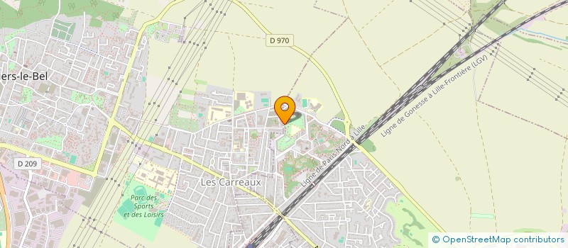 localisation de l'entreprise SCI M&Z  GONESSE