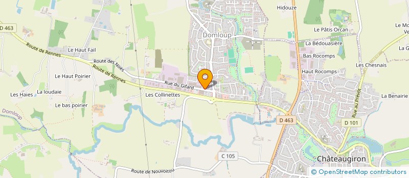 localisation de l'entreprise SCI M.Z  DOMLOUP