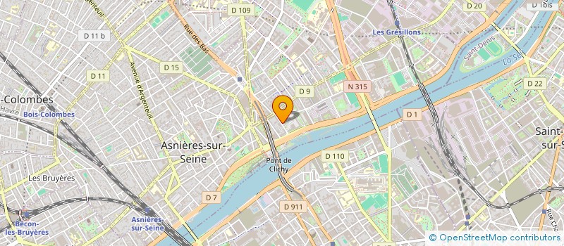 localisation de l'entreprise SCI M&Z à ASNIERES-SUR-SEINE