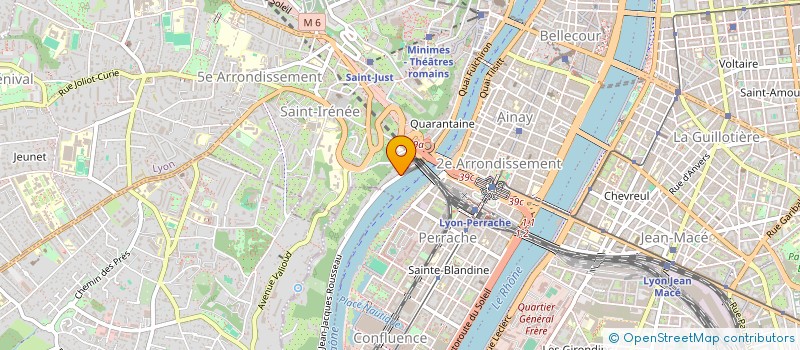 localisation de l'entreprise SCI M1  LYON