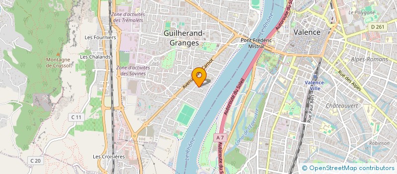 localisation de l'entreprise SCI M19  GUILHERAND-GRANGES