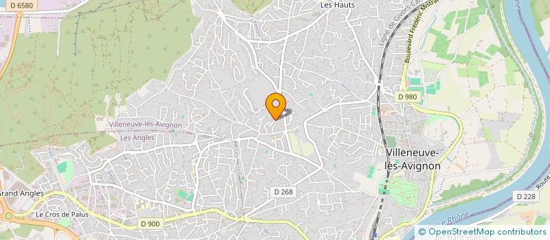localisation de l'entreprise SCI M2  VILLENEUVE-LES-AVIGNON