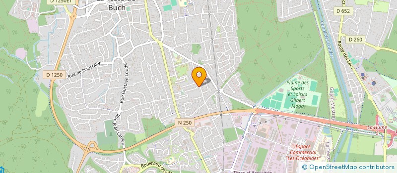 localisation de l'entreprise SCI M2 à LA TESTE-DE-BUCH