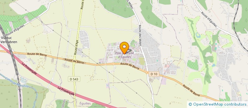 localisation de l'entreprise SCI M2  EGUILLES