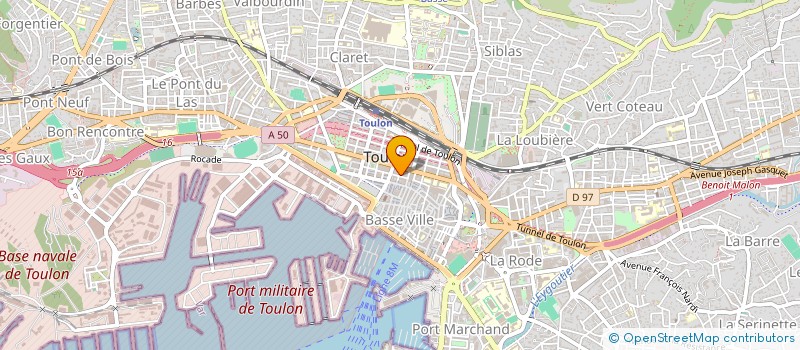 localisation de l'entreprise SCI M2 IMMO  TOULON