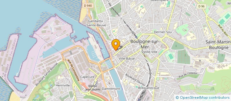 localisation de l'entreprise SCI M22 à BOULOGNE-SUR-MER