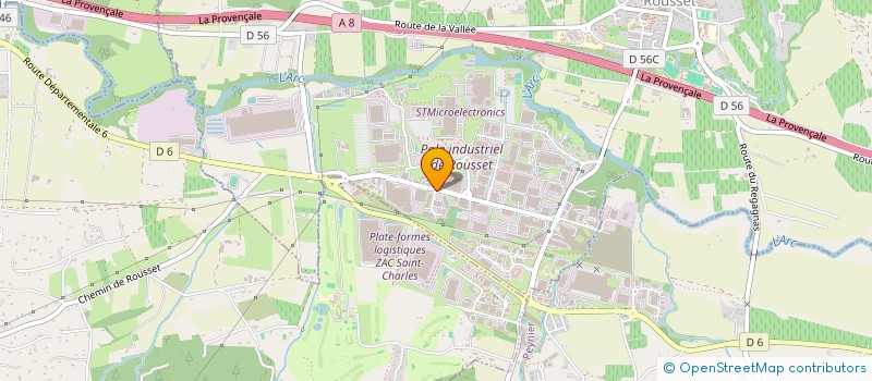 localisation de l'entreprise SCI M265  ROUSSET