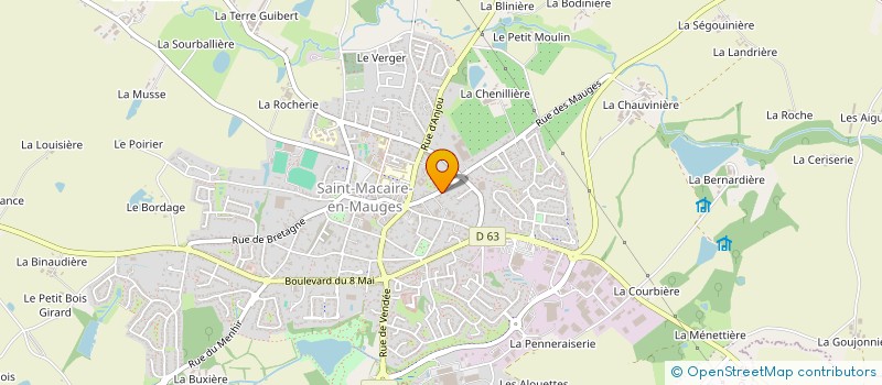 localisation de l'entreprise SCI M2A à SEVREMOINE