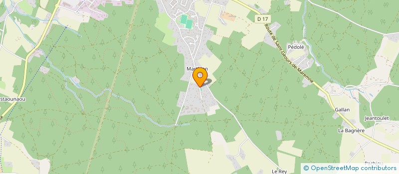 localisation de l'entreprise SCI M2A  SOUSTONS