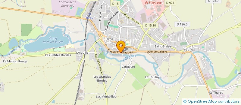 localisation de l'entreprise SCI M2A à BROU