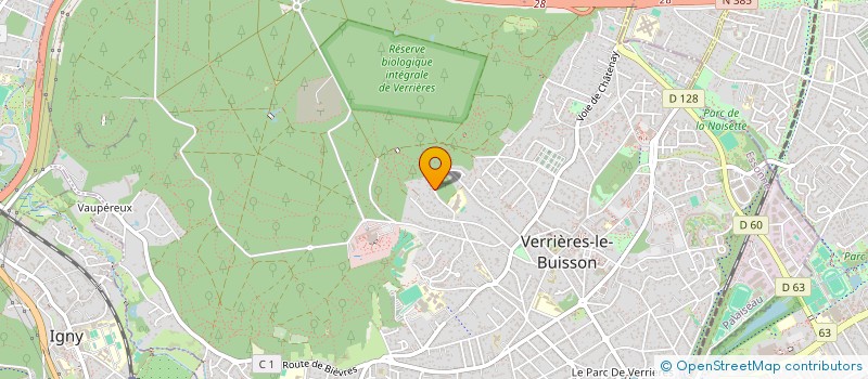 localisation de l'entreprise SCI M2B  VERRIERES-LE-BUISSON