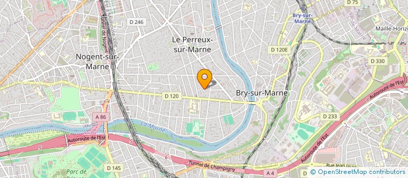 localisation de l'entreprise SCI M2B 51  LE PERREUX-SUR-MARNE