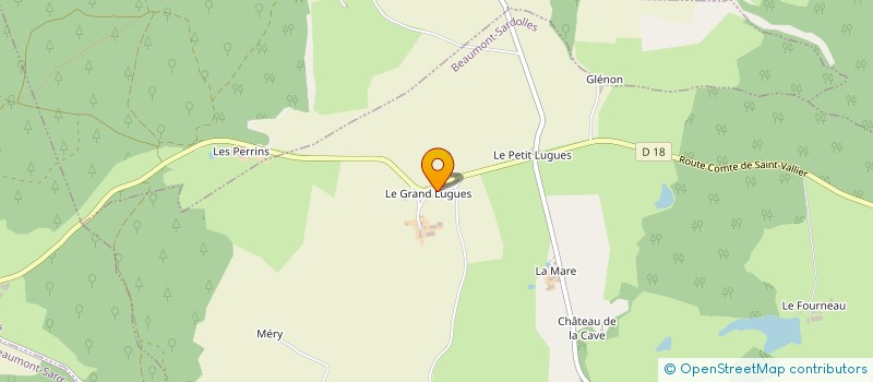 localisation de l'entreprise SCI M2B  BEAUMONT-SARDOLLES