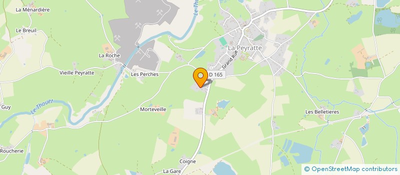 localisation de l'entreprise SCI M2B  LA PEYRATTE