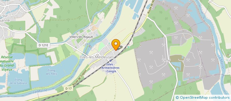 localisation de l'entreprise SCI M2C  ISLES-LES-MELDEUSES