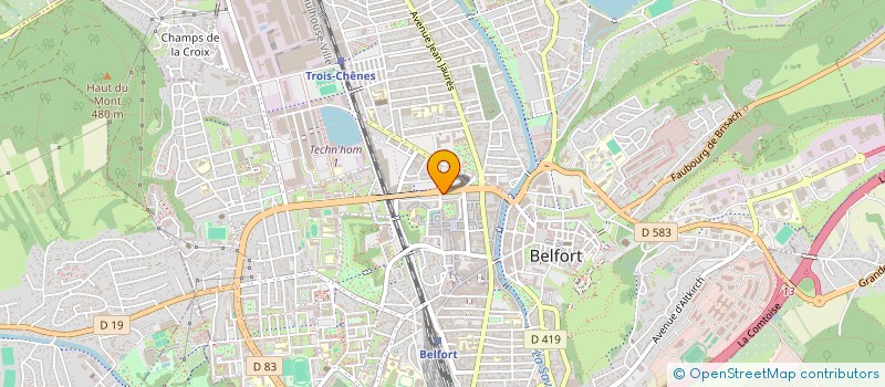 localisation de l'entreprise SCI M2C 91 à BELFORT