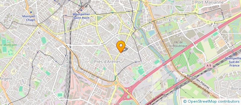 localisation de l'entreprise SCI M2C à MONTPELLIER