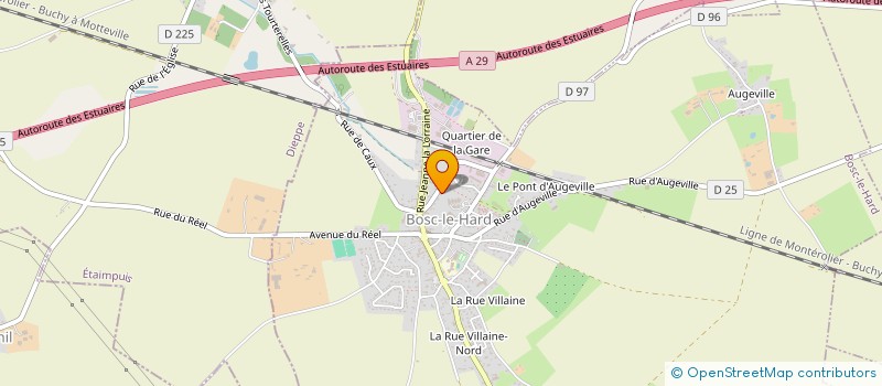 localisation de l'entreprise SCI M2F  BOSC-LE-HARD