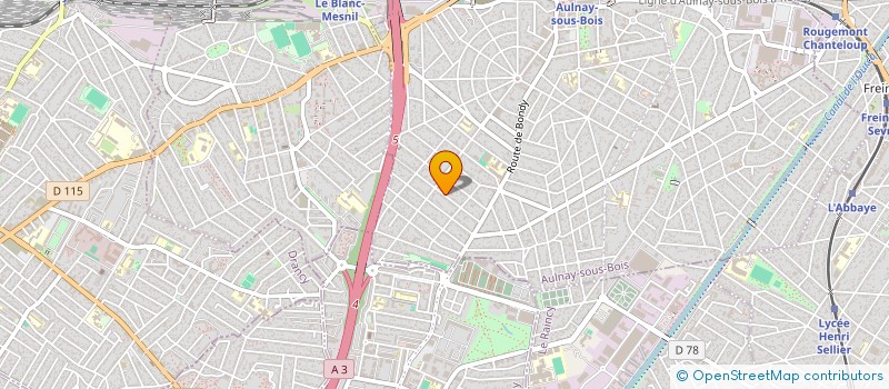 localisation de l'entreprise SCI M2F IMMO à AULNAY-SOUS-BOIS