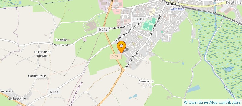 localisation de l'entreprise SCI M2G à CARENTAN-LES-MARAIS