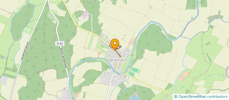 localisation de l'entreprise SCI M2GNP  HERBSHEIM