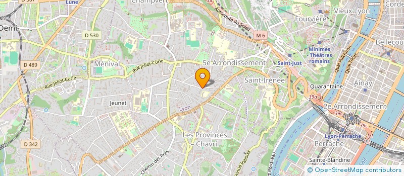 localisation de l'entreprise SCI M2I GENERATIONS  LYON