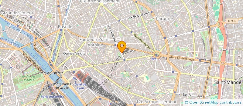 localisation de l'entreprise SCI M2IMMO  PARIS