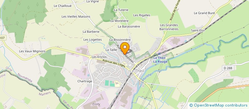 localisation de l'entreprise SCI M2J à CETON