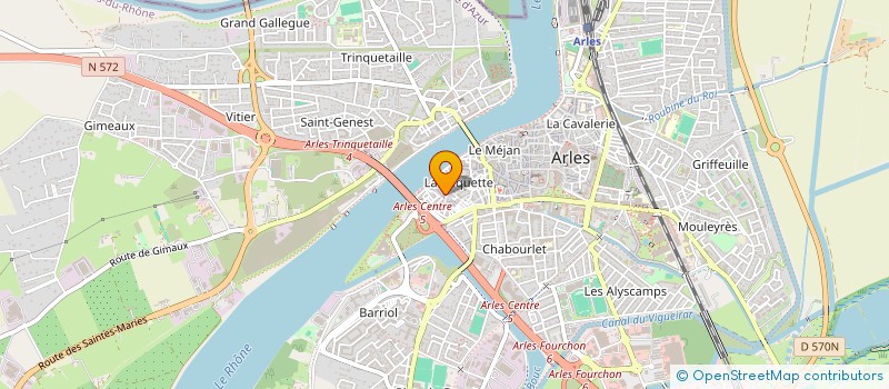localisation de l'entreprise SCI M2J à ARLES