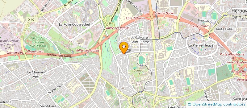 localisation de l'entreprise SCI M2J à CAEN
